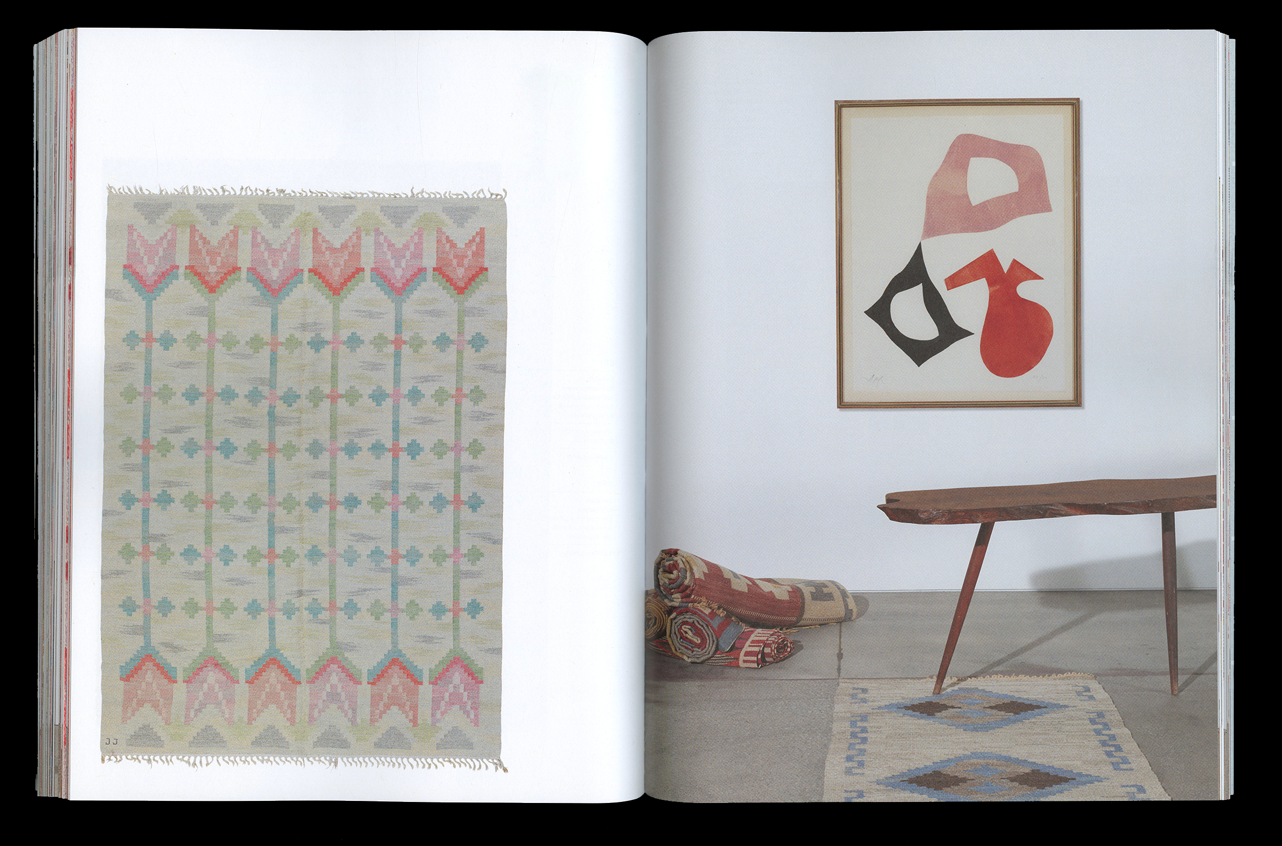 Interior spread and photo direction, 20th Century Carpets